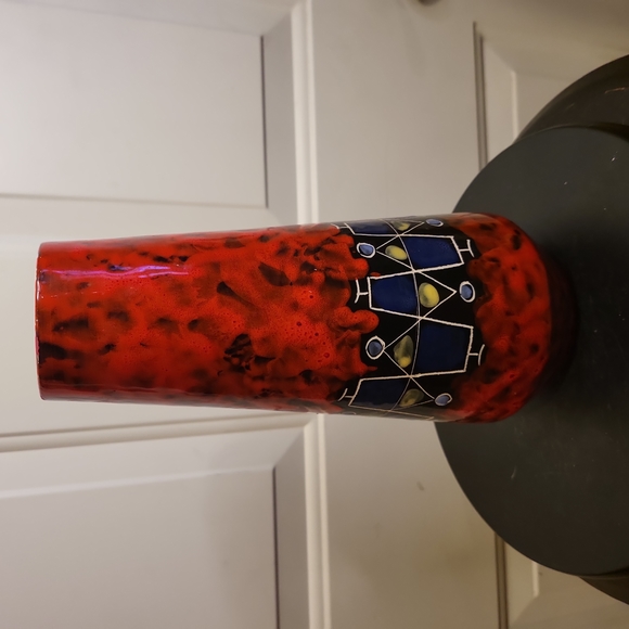 Italian Mid-Century Modern Ceramic Vase by C.E.M.A.S  Sesto  Florence 10" - Picture 1 of 10